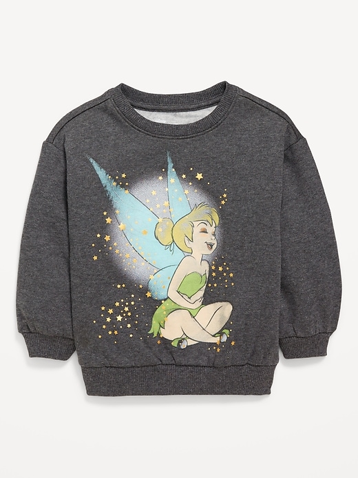 View large product image 1 of 2. Disney© Drop-Shoulder Graphic Sweatshirt for Toddler Girls