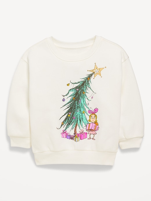 View large product image 1 of 2. Dr. Seuss™ Drop-Shoulder Graphic Sweatshirt for Toddler Girls