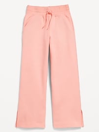 View large product image 4 of 5. Dynamic Fleece High-Waisted Wide-Leg Pants for Girls