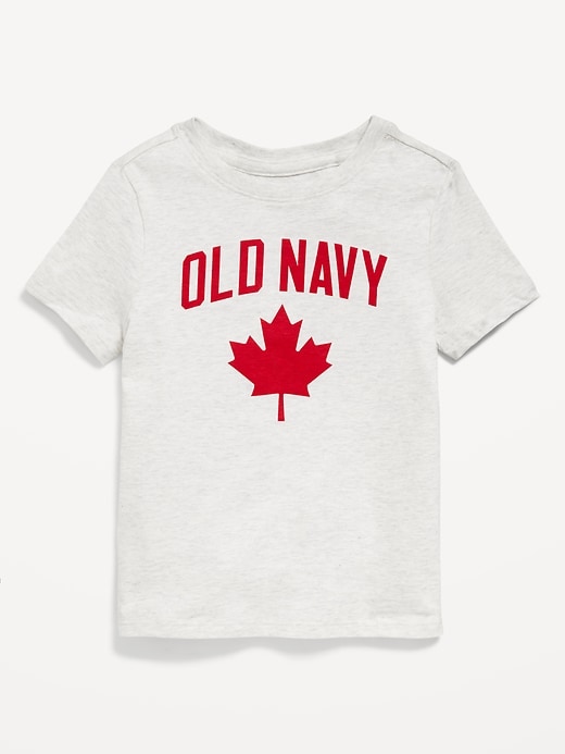 View large product image 1 of 1. Unisex Short-Sleeve Canada Logo-Graphic T-Shirt for Toddler