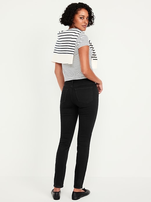 Image number 3 showing, High-Waisted Rockstar Super-Skinny Jeans