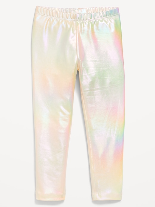 Voir une image plus grande du produit 1 de 1. Legging pleine longueur brillant pour Toute-petite fille