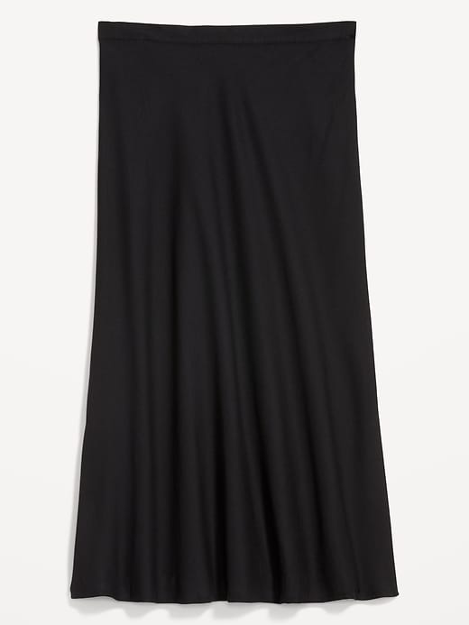 Image number 4 showing, High-Waisted Crepe Midi Skirt