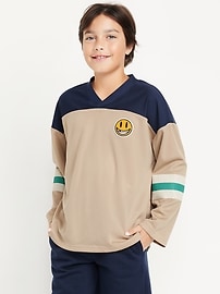 Image number 1 showing, Oversized Hockey Jersey T-Shirt for Boys