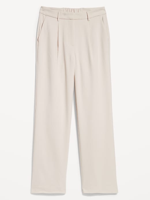 Image number 4 showing, Extra High-Waisted Taylor Wide-Leg Trouser Pants