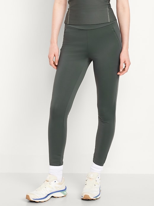 L'image numéro 1 présente Legging PowerSoft doublé douillet pleine longueur à taille haute