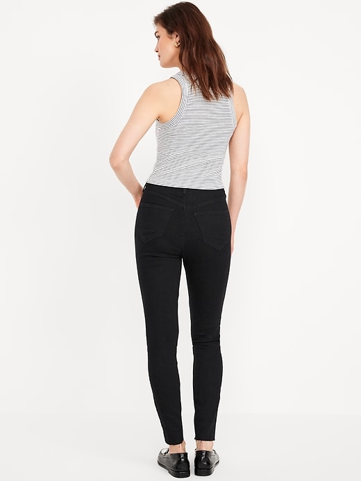 Image number 3 showing, Extra High-Waisted Rockstar 360° Stretch Super-Skinny Jeans