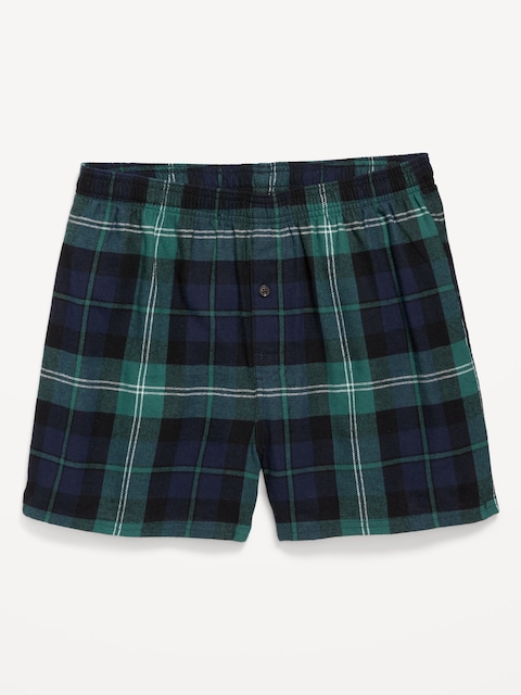 Flannel Boxer Shorts - Multi