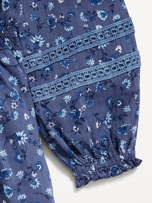 Image number 4 showing, Printed Long-Sleeve Fit and Flare Dress for Girls