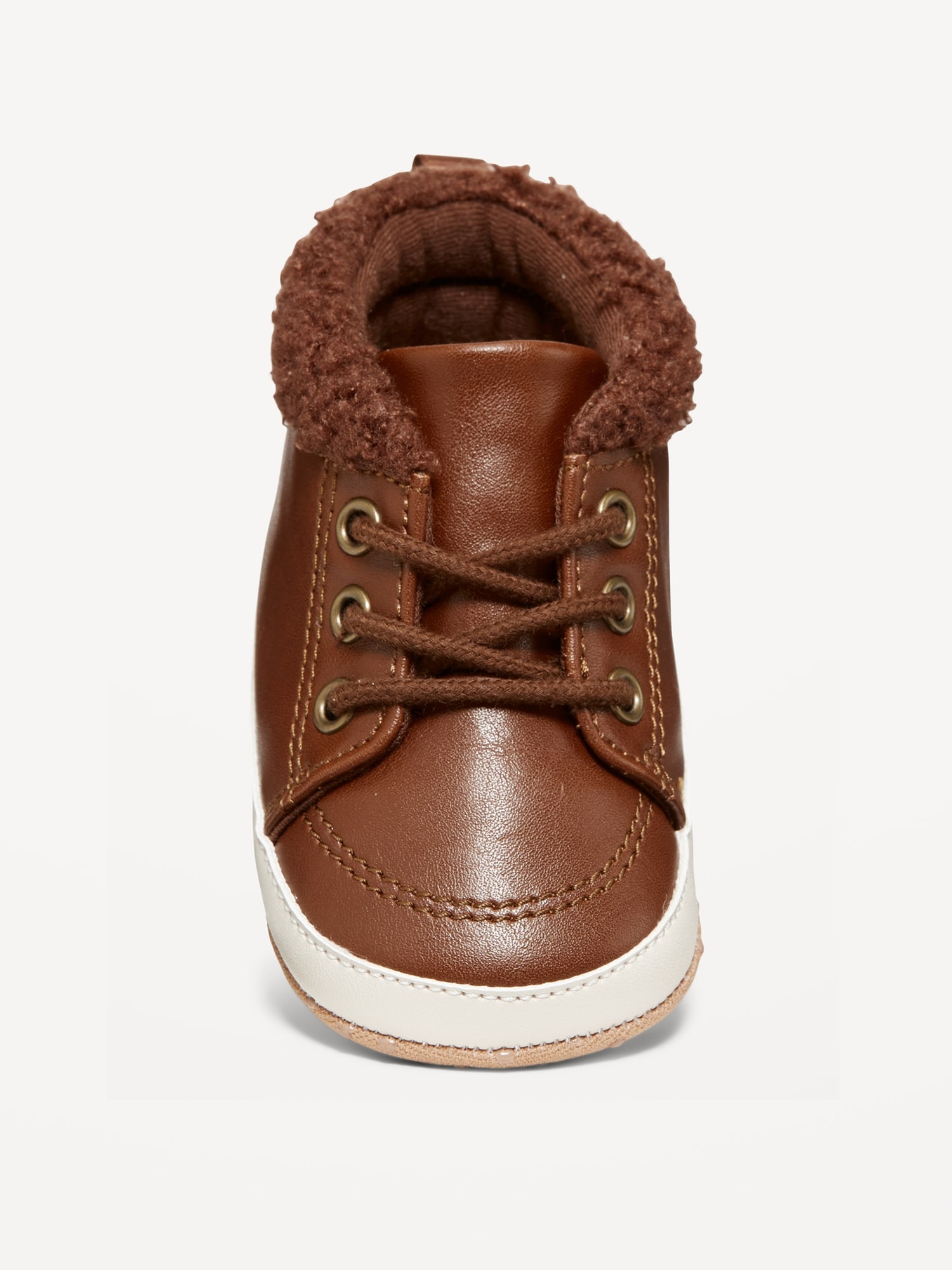 Faux-Leather Boots for Baby