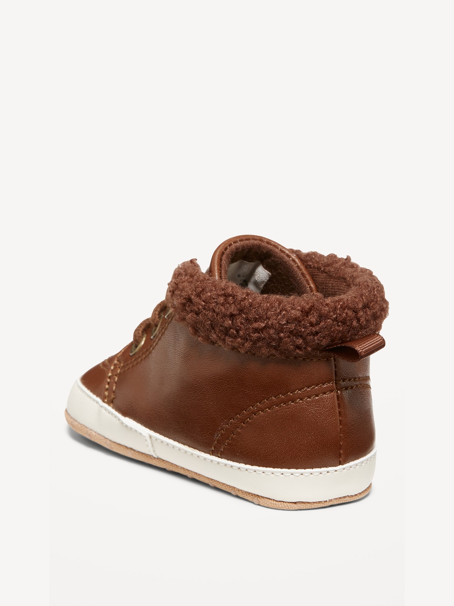 Faux-Leather Boots for Baby