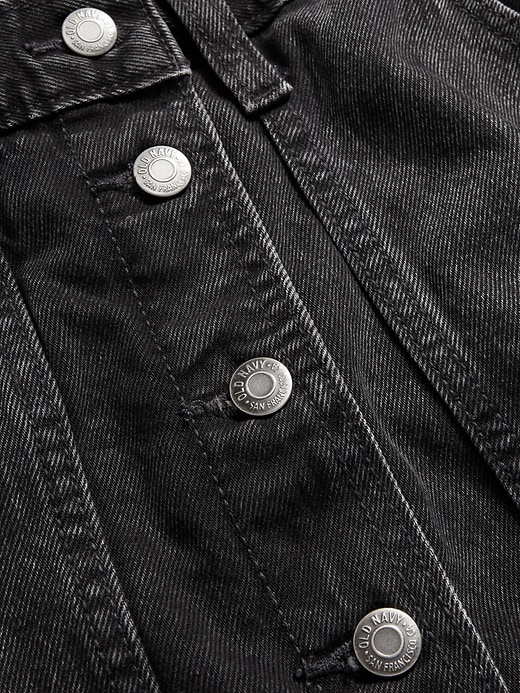 L'image numéro 4 présente Jupe mi-longue boutonnée sur le devant à taille haute en denim