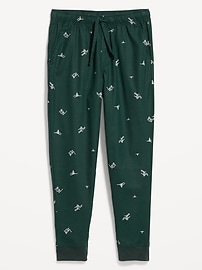 View large product image 3 of 3. Flannel Pajama Joggers for Men