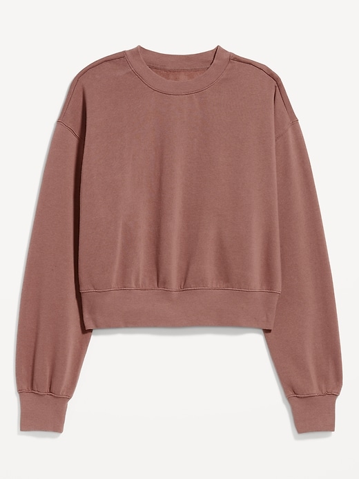 Image number 4 showing, SoComfy Drop-Shoulder Crew-Neck Sweatshirt