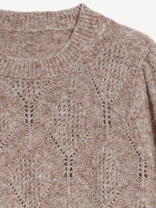 Image number 3 showing, Pointelle Sweater