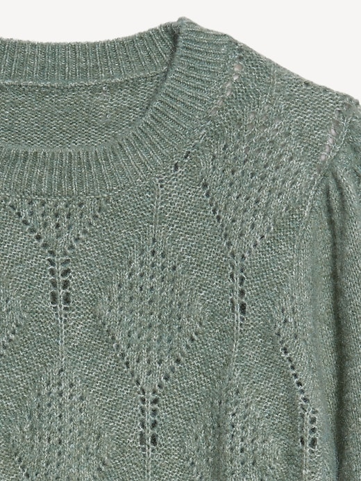 Image number 7 showing, Pointelle Sweater