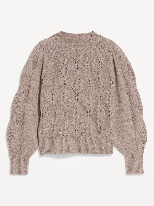 Image number 8 showing, Pointelle Sweater