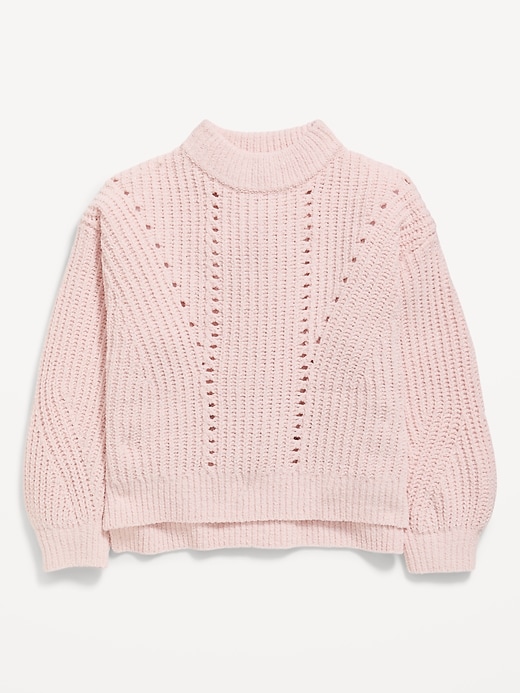 View large product image 1 of 4. Cozy Mock-Neck Chenille Sweater for Girls