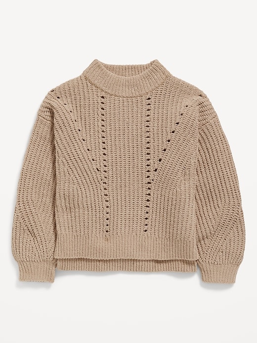 View large product image 1 of 4. Cozy Mock-Neck Chenille Sweater for Girls