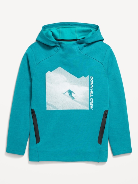 Dynamic Fleece Pullover Hoodie for Boys - Blue