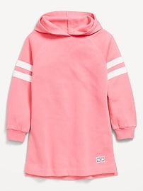 View large product image 3 of 4. Long-Sleeve Hooded Fleece Dress for Girls