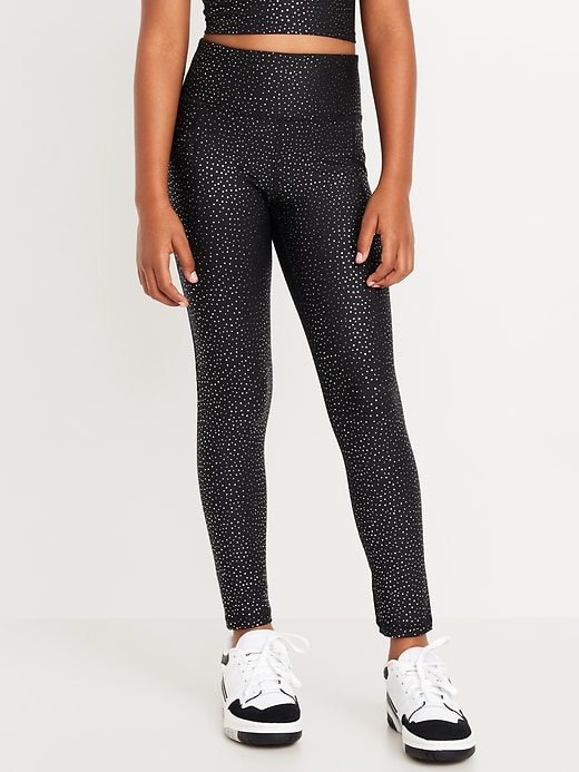 Voir une image plus grande du produit 1 de 5. Legging PowerSoft taille haute à poches latérales pour Fille