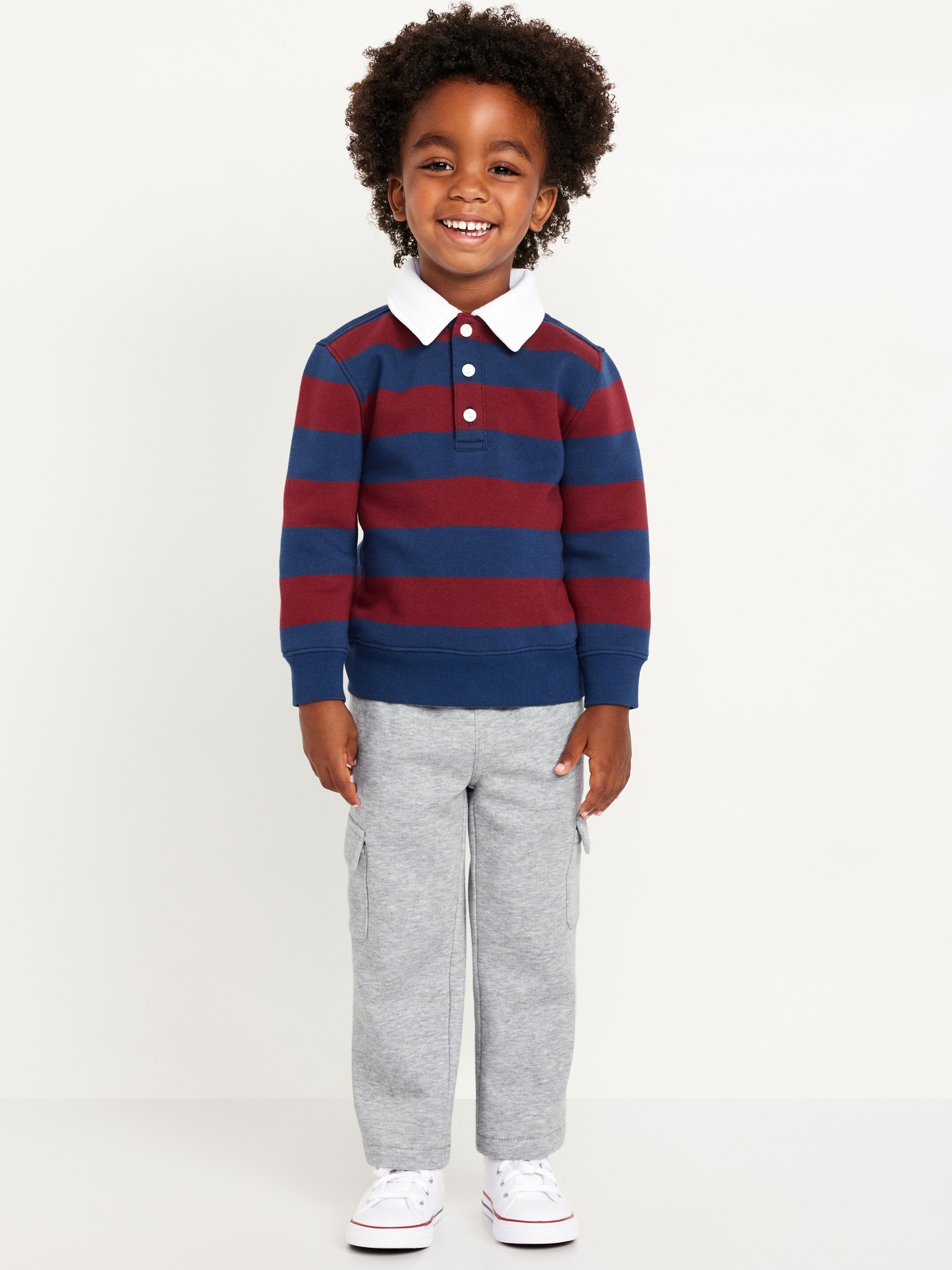 Cargo Straight-Leg Sweatpants for Toddler Boys