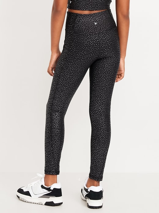 Voir une image plus grande du produit 2 de 5. Legging PowerSoft taille haute à poches latérales pour Fille