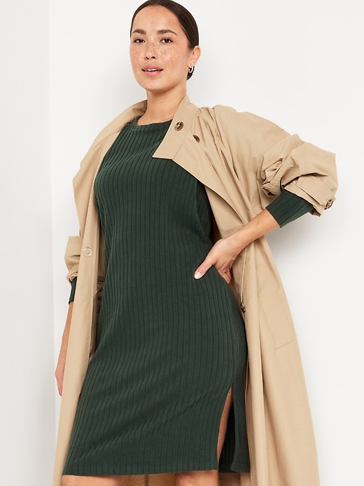 Image number 3 showing, Maternity Long-Sleeve Nursing Dress