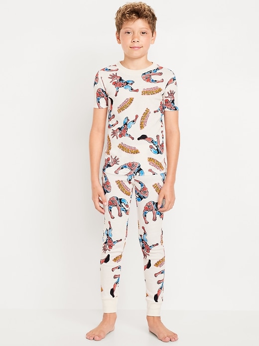 View large product image 1 of 3. Gender-Neutral Licensed Graphic Snug-Fit Pajama Set for Kids