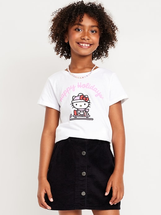 Voir une image plus grande du produit 1 de 3. T-shirt à manches courtes à imprimé sous licence pour fille