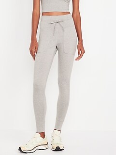 Legging femme gris best sale