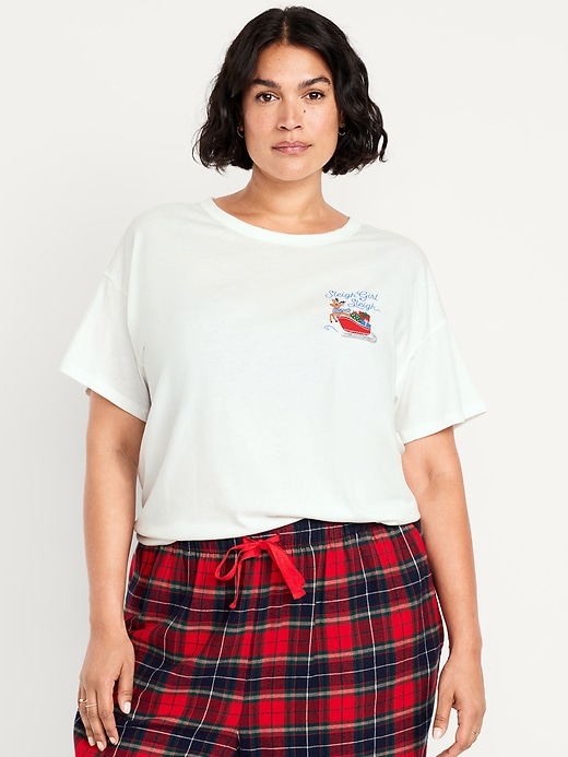 Image number 6 showing, Matching Holiday-Graphic T-Shirt for Women