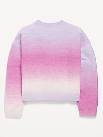 View large product image 3 of 3. SoSoft Crew-Neck Ombré Sweater for Girls