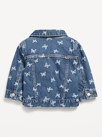 L'image numéro 2 présente Veste de camionneur en denim à motif pour bébé