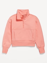 View large product image 3 of 5. Dynamic Fleece Half-Zip Performance Sweatshirt for Girls