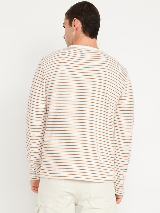 Image number 2 showing, Textured Long-Sleeve T-Shirt