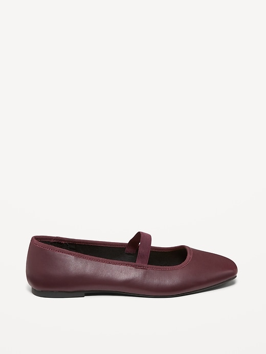 Image number 4 showing, Mary Jane Square-Toe Ballet Flats