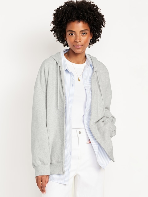 SoComfy Oversized Zip Hoodie Sweatshirt