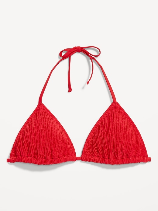 Image number 4 showing, Triangle String Bikini Swim Top