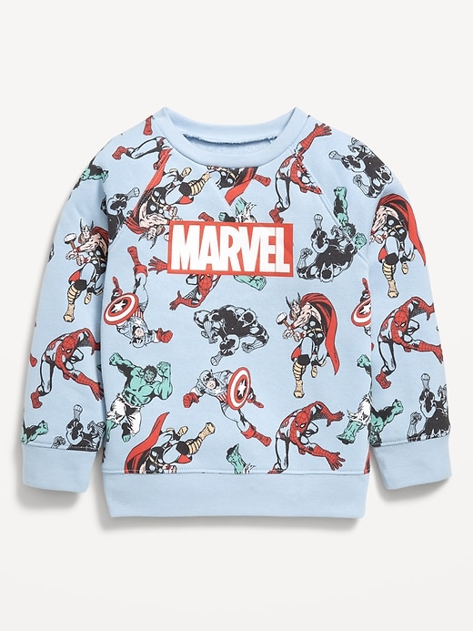 Voir une image plus grande du produit 1 de 2. Chandail en coton ouaté à imprimé de Marvel&#153 unisexe pour tout-petit