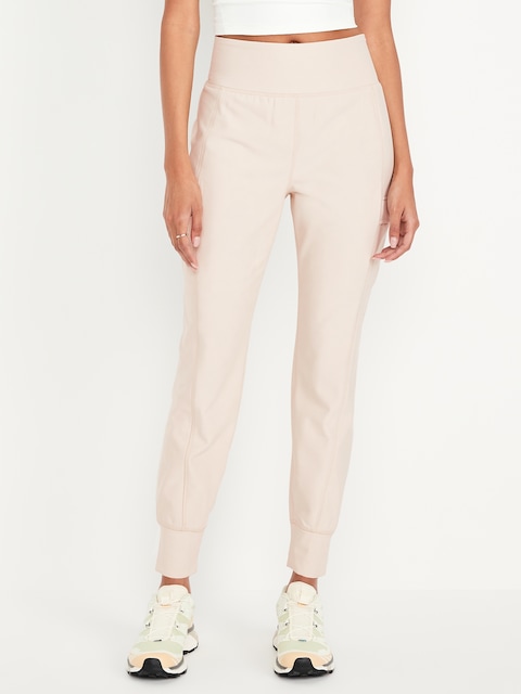 Pantalon de jogging cargo PowerSoft doublé douillet à taille très haute longueur 7/8