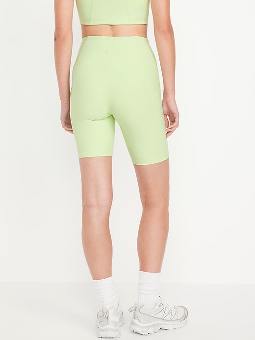 Image number 8 showing, High-Waisted PowerSoft Biker Shorts -- 8-inch inseam