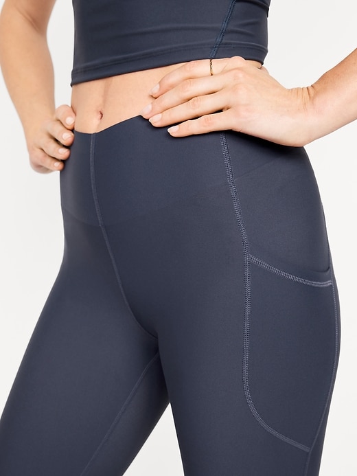 Image number 8 showing, Extra High-Waisted PowerSoft Sculpt 7/8 Leggings