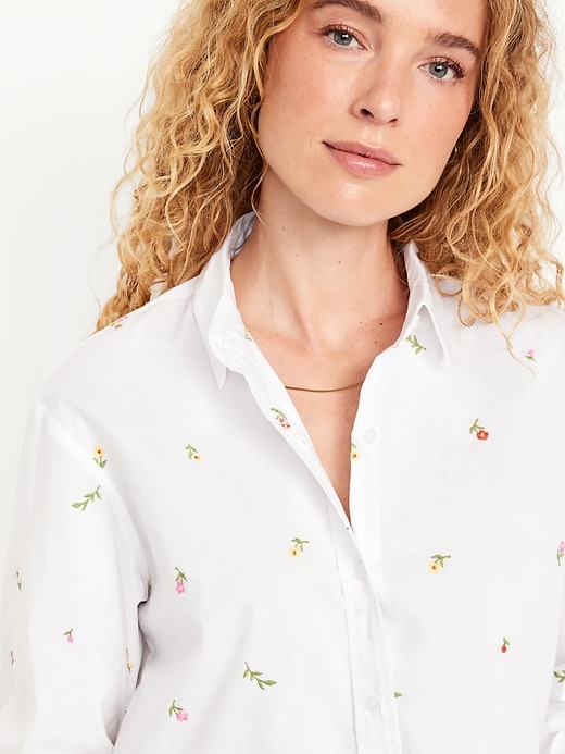 Image number 4 showing, Cropped Button-Down Shirt