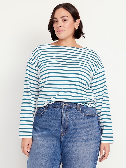 Image number 7 showing, Long-Sleeve Mariner Loose T-Shirt