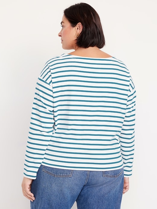 Image number 8 showing, Long-Sleeve Mariner Loose T-Shirt