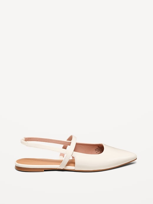 Image number 6 showing, Pointed Toe Slingback Flats