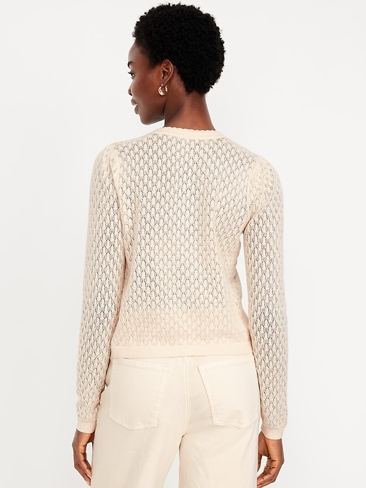 Image number 5 showing, SoSoft Lite Pointelle Cardigan