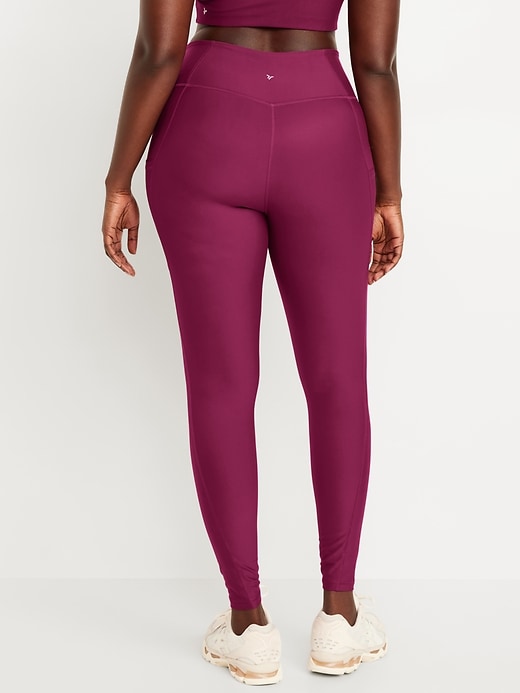 L'image numéro 5 présente Legging PowerSoft à poche à taille haute pleine longueur